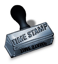 Photo time stamp for payroll